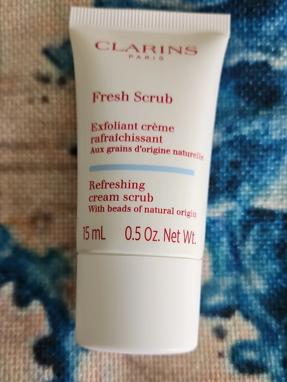 Clarins Skincare With Tweed Cosmetic Bag